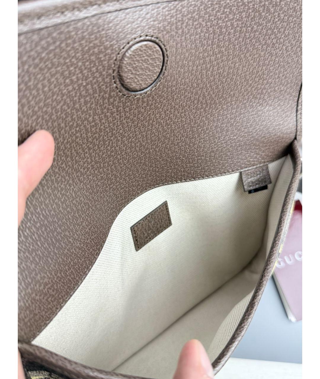 GUCCI Мульти сумка на плечо из канвы, фото 7