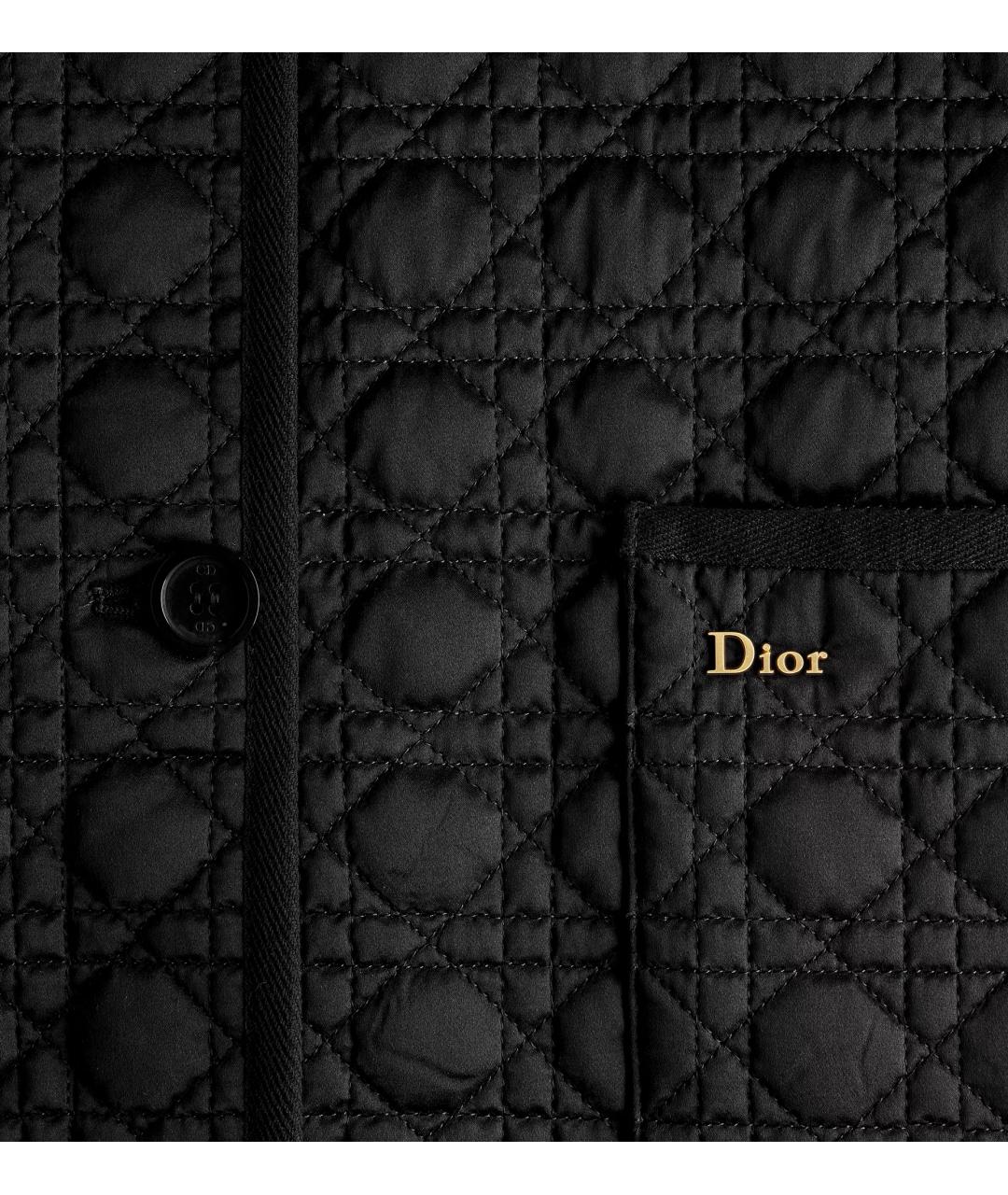 CHRISTIAN DIOR Черная креповая куртка, фото 3