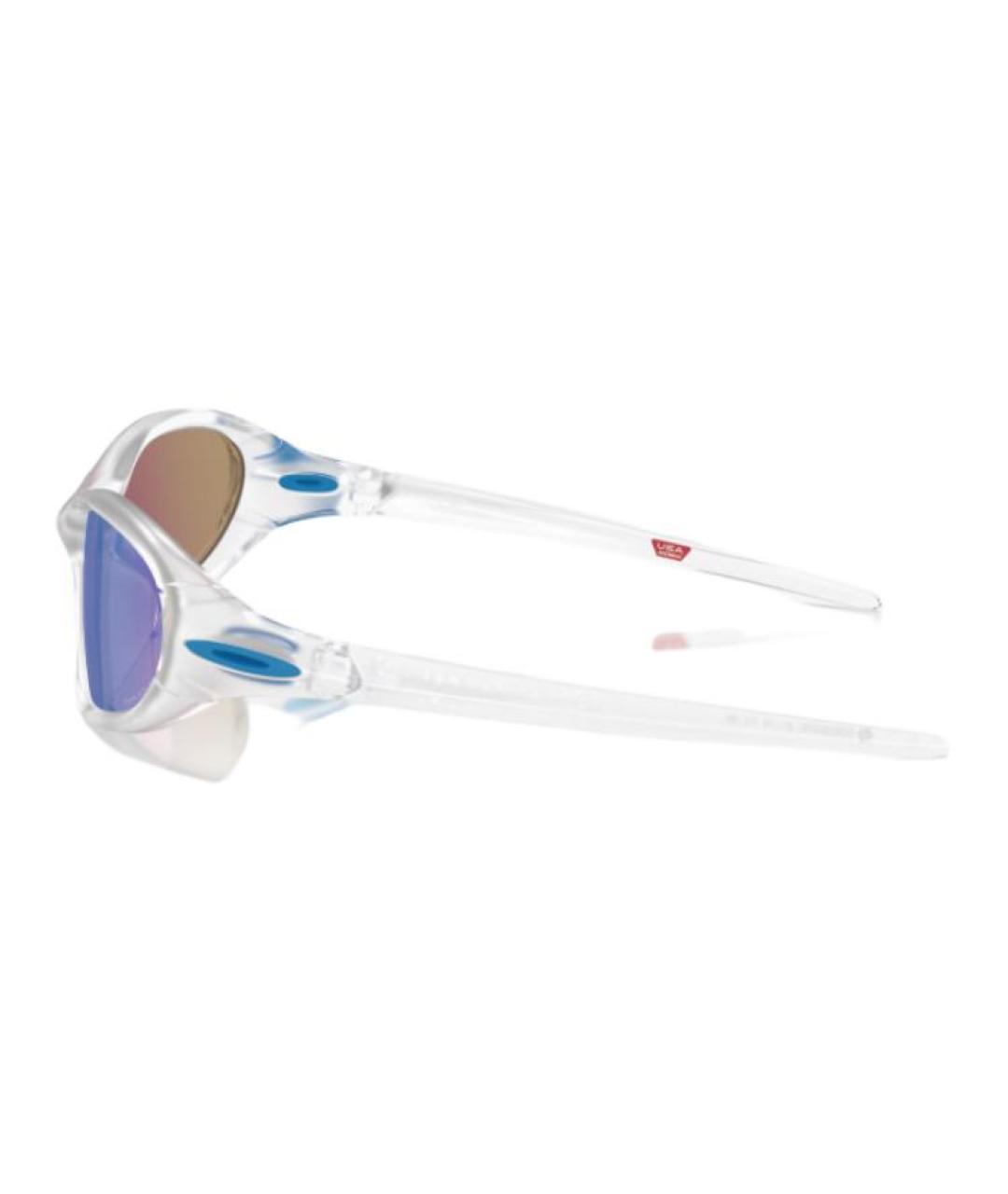 OAKLEY Белые пластиковые солнцезащитные очки, фото 3
