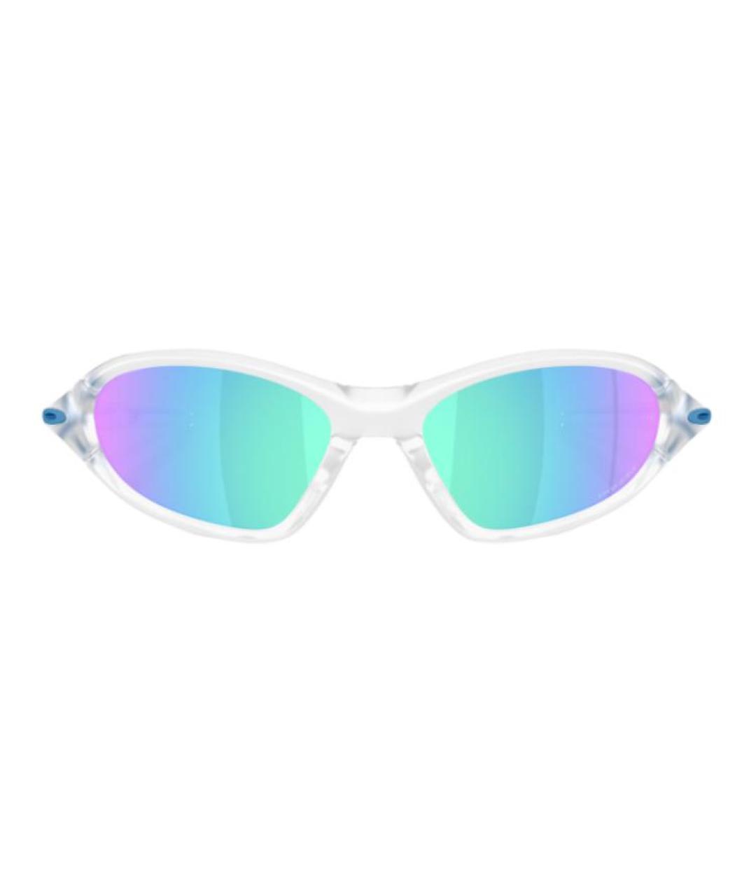 OAKLEY Белые пластиковые солнцезащитные очки, фото 2