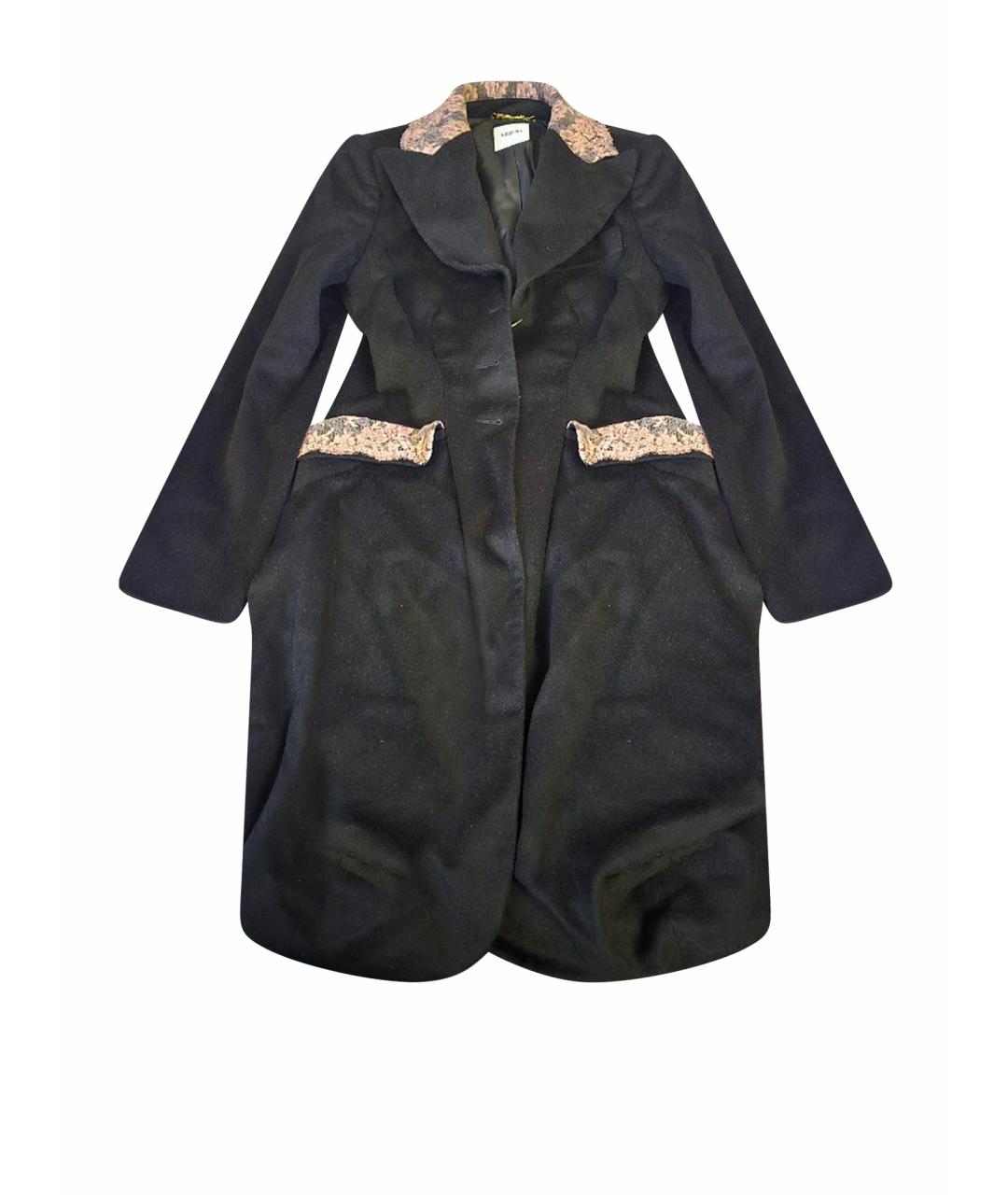 MOSCHINO Черное пальто, фото 1