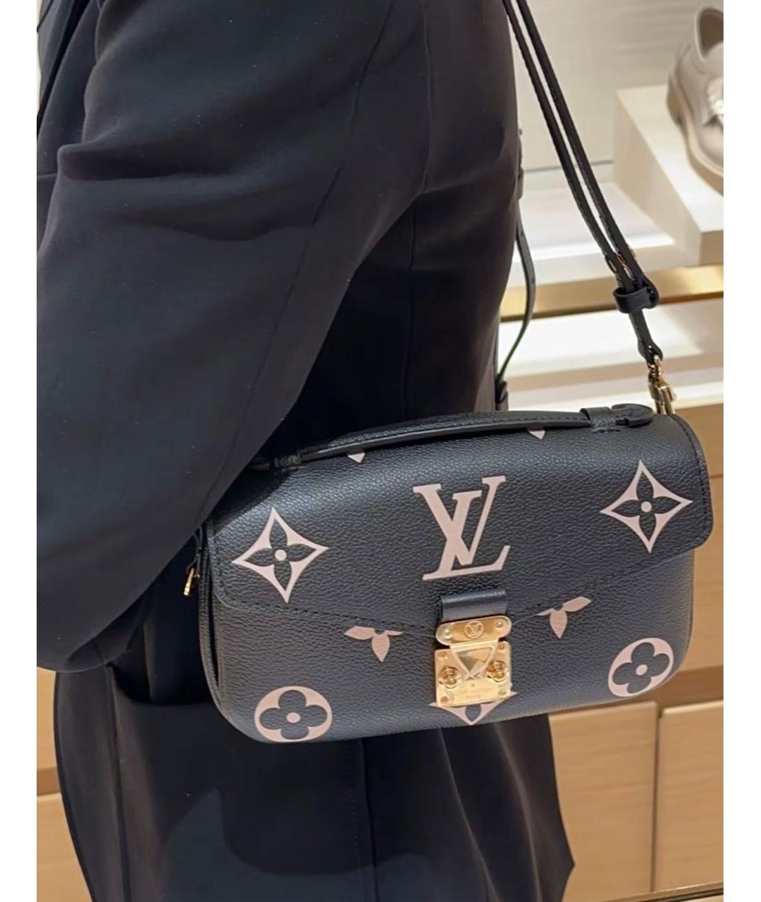 LOUIS VUITTON Черная сумка через плечо, фото 5