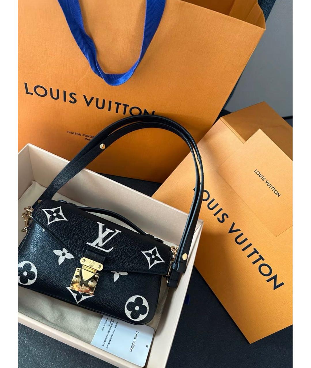 LOUIS VUITTON Черная сумка через плечо, фото 4