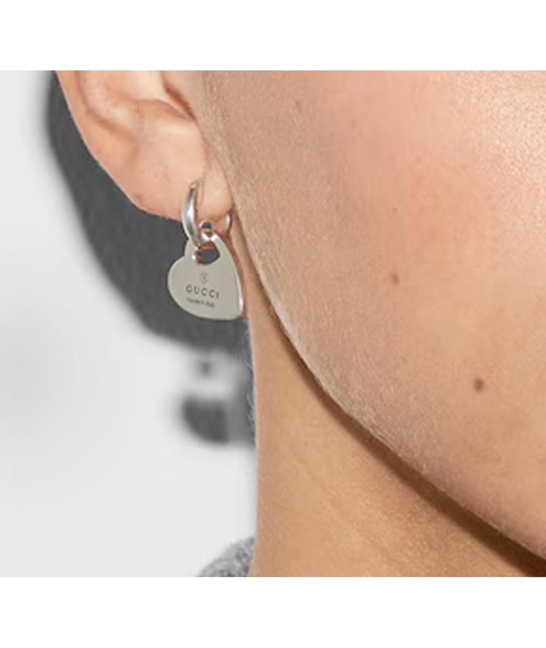 GUCCI Серебряные серебряные серьги, фото 2