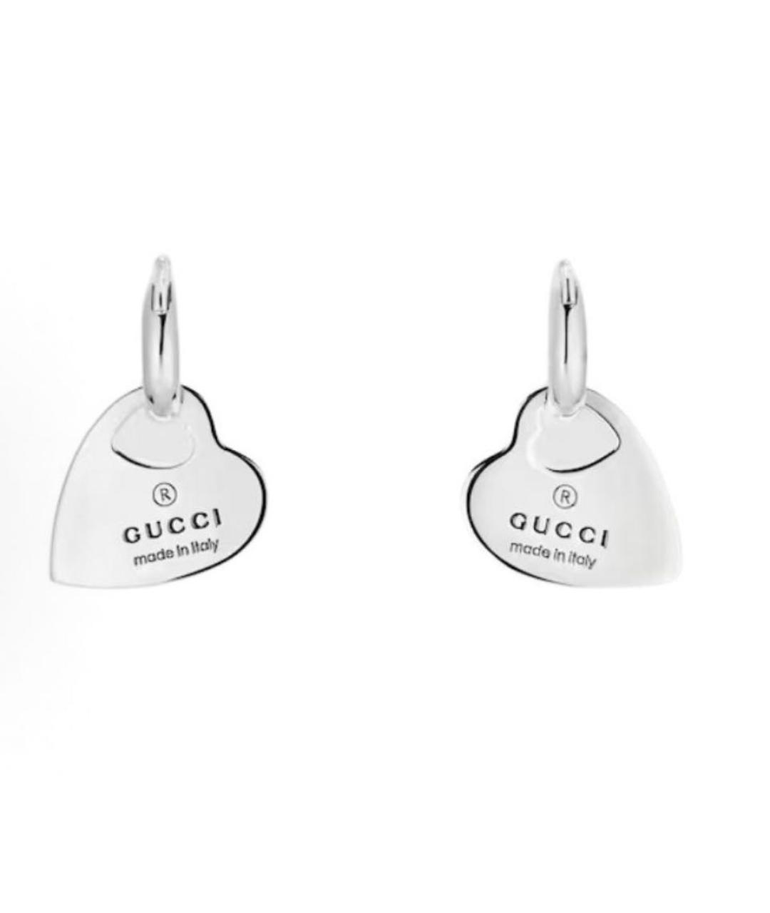 GUCCI Серебряные серебряные серьги, фото 4