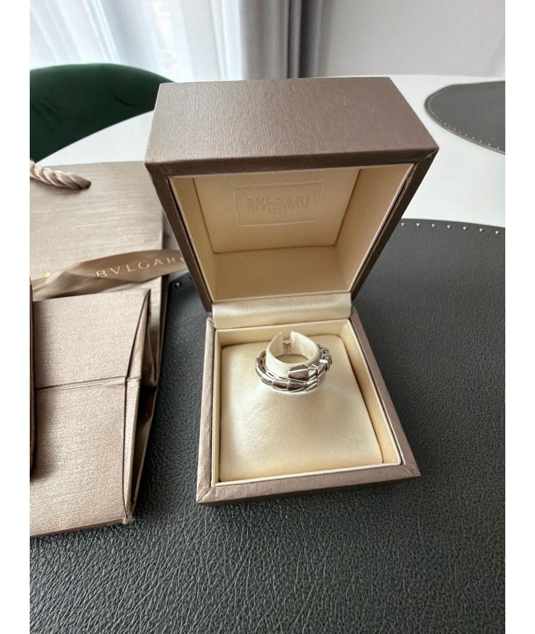 BVLGARI Серебряное кольцо из белого золота, фото 2