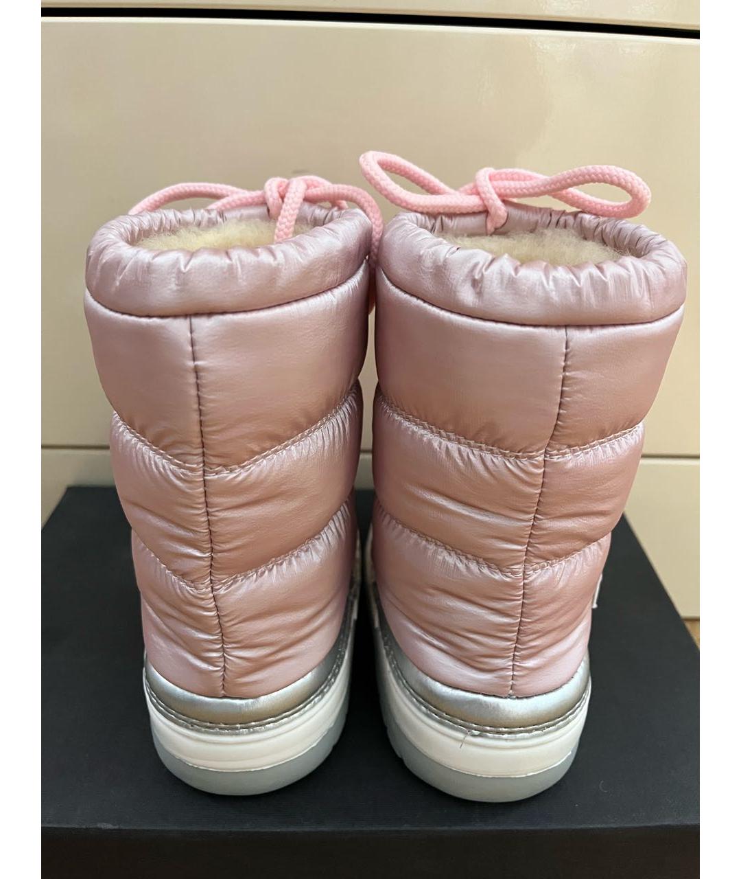 MISSONI Розовые синтетические сапоги, фото 4