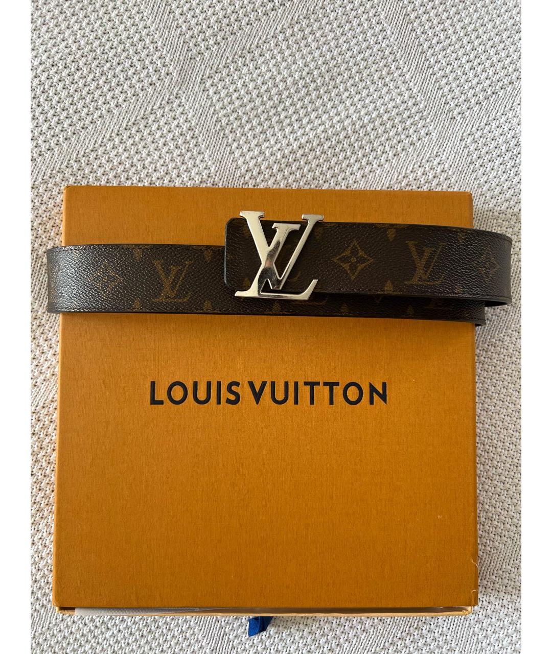 LOUIS VUITTON Коричневый ремень, фото 4