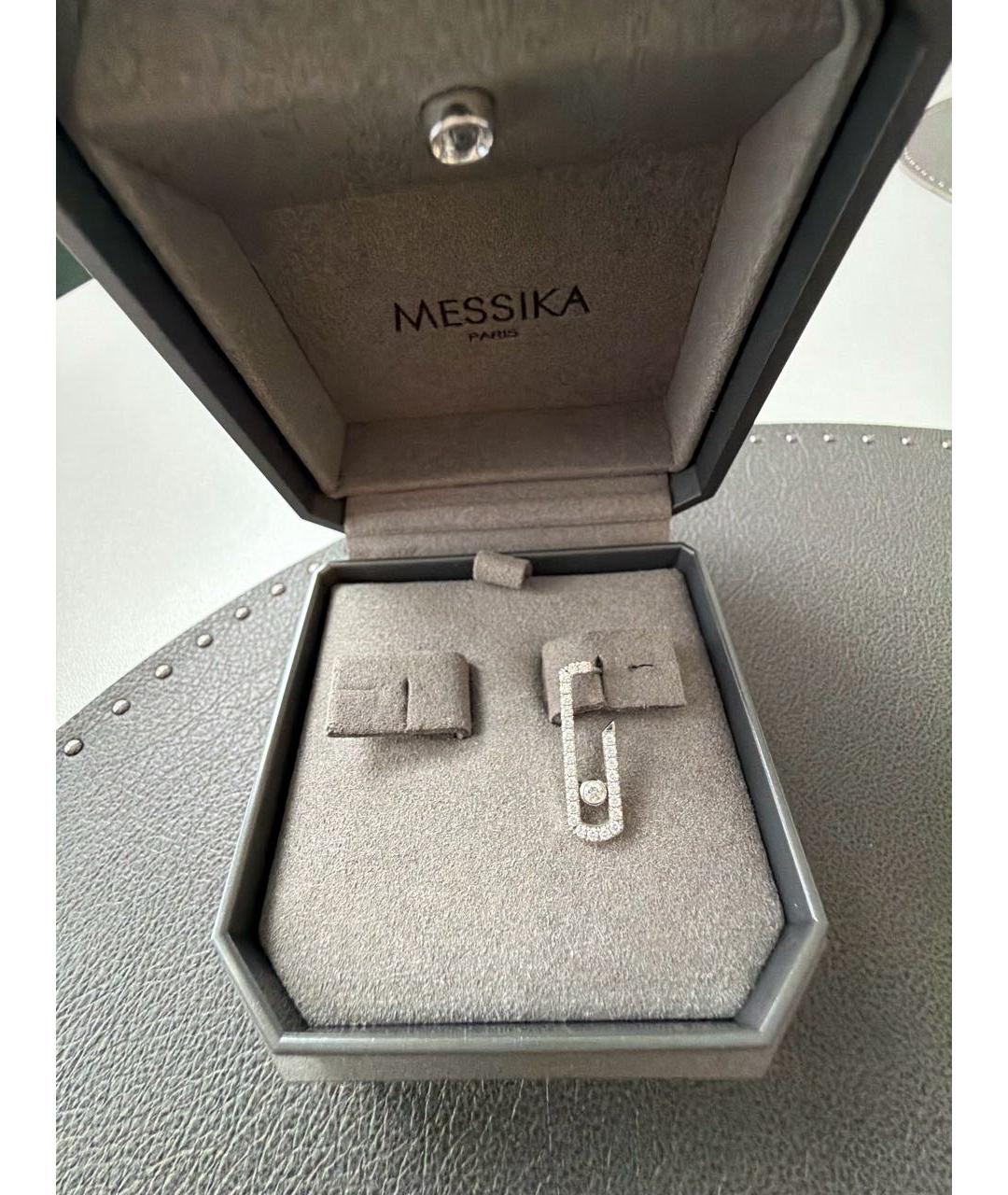 MESSIKA Серебряные серьги из белого золота, фото 5