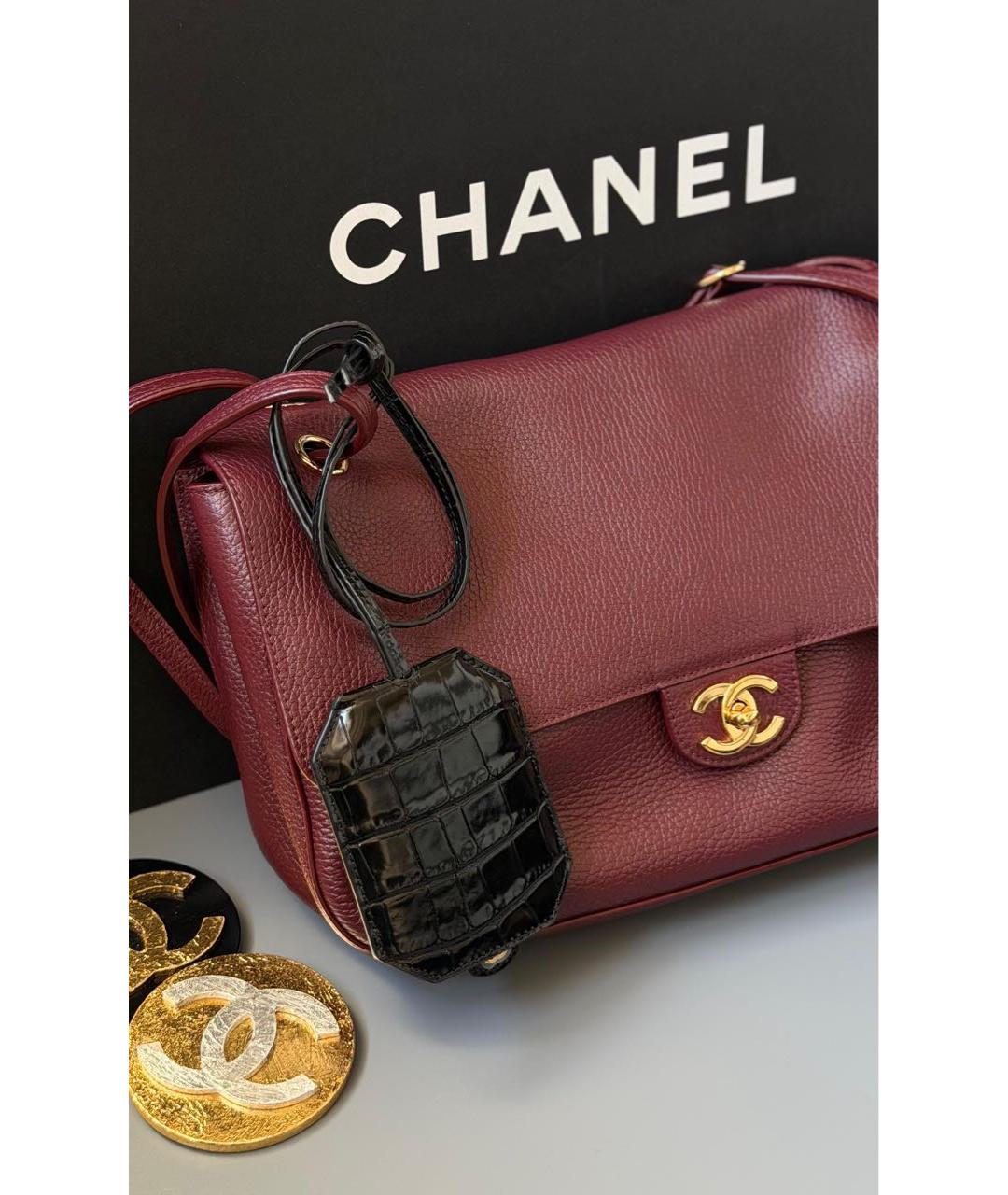 CHANEL Черный брелок, фото 2
