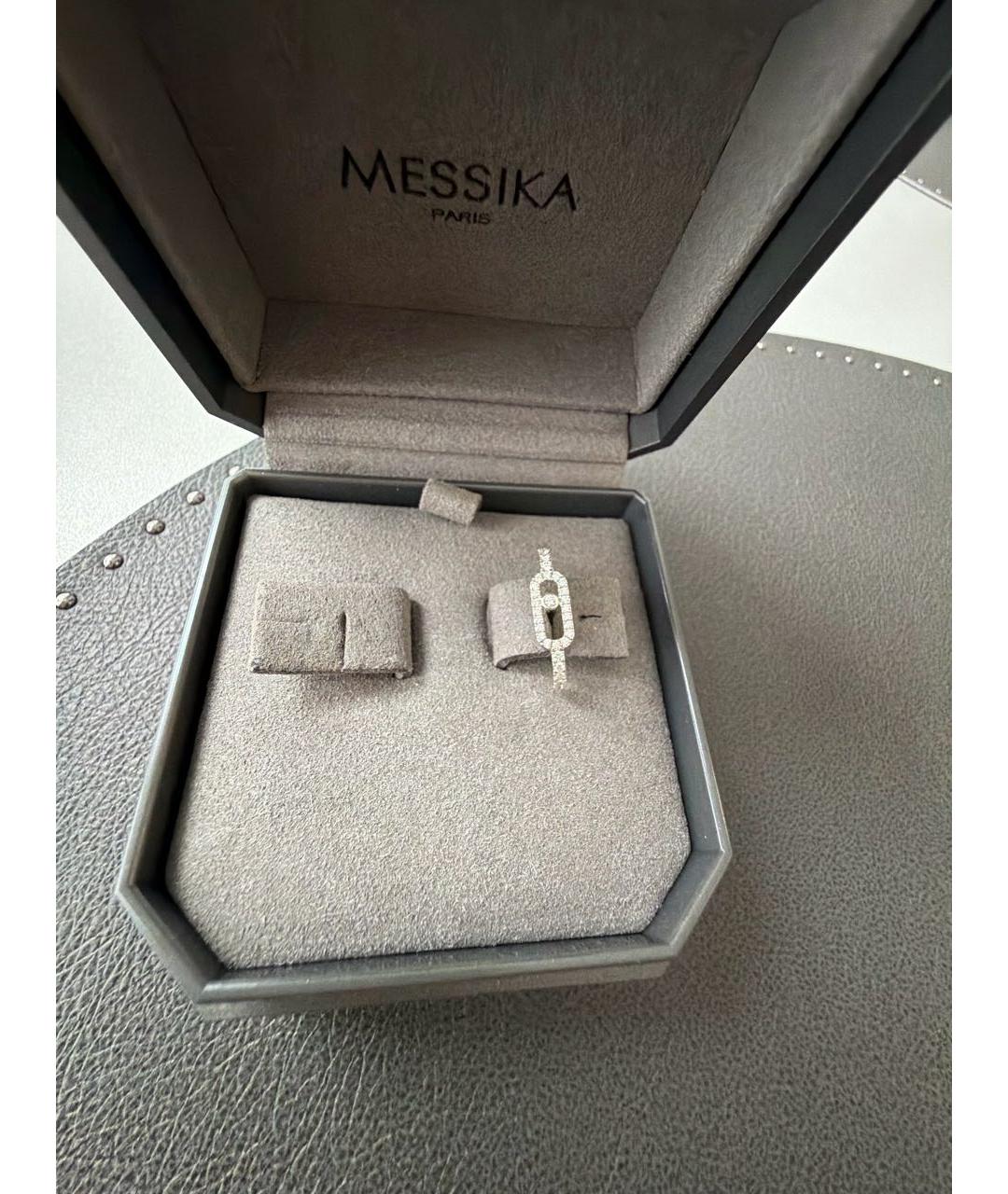 MESSIKA Серебряные серьги из белого золота, фото 2