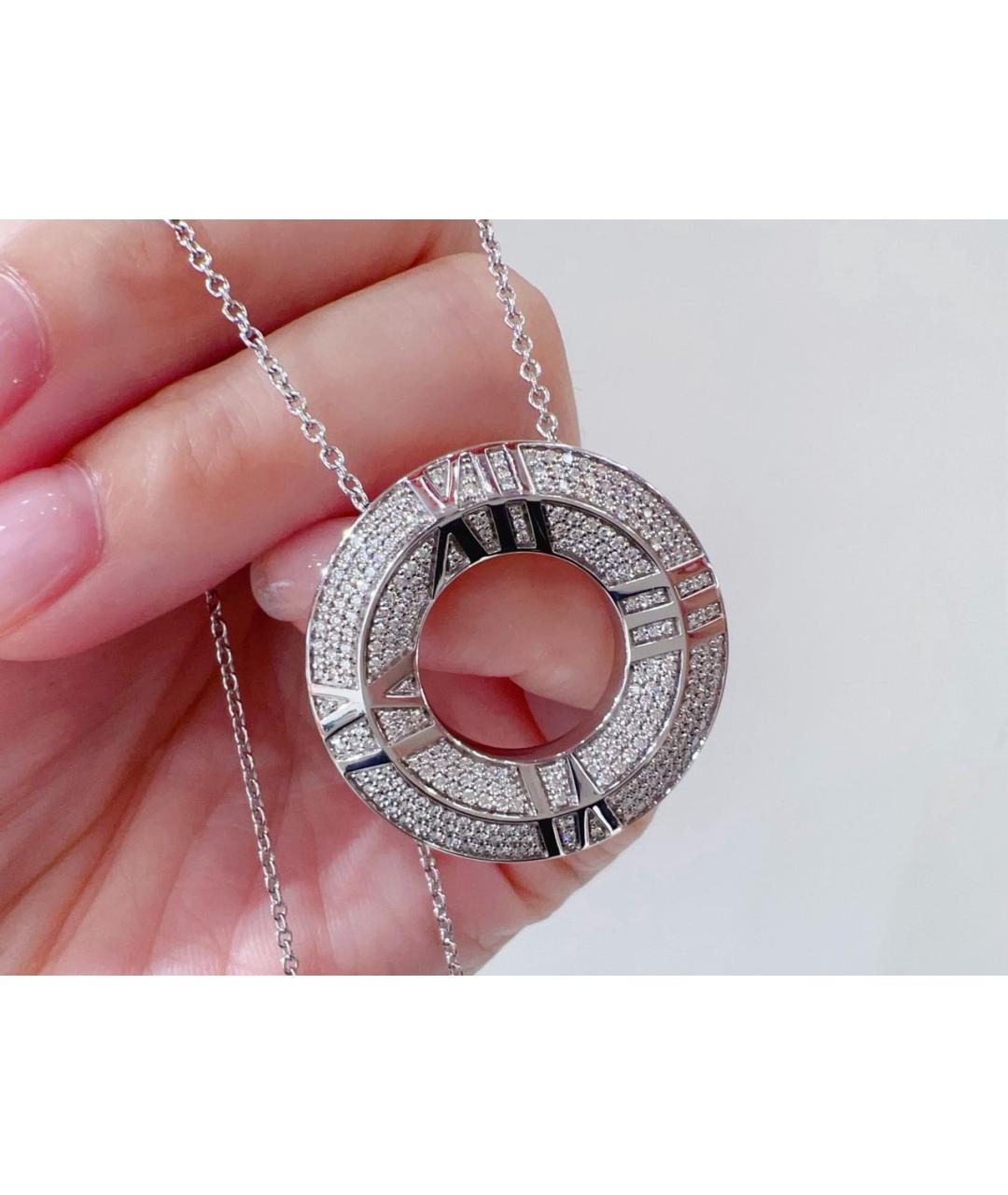 TIFFANY&CO Серебряное колье из белого золота, фото 5