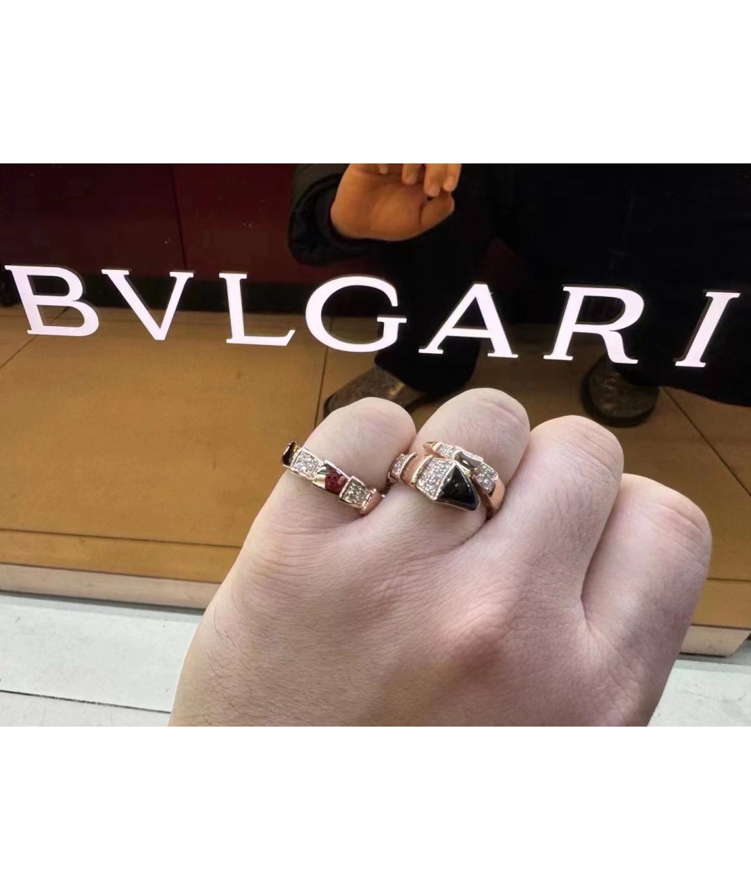 BVLGARI Золотое кольцо из розового золота, фото 7
