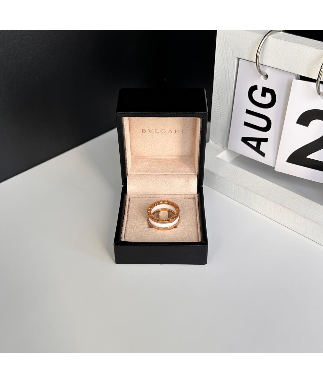 BVLGARI Золотое кольцо из розового золота, фото 7