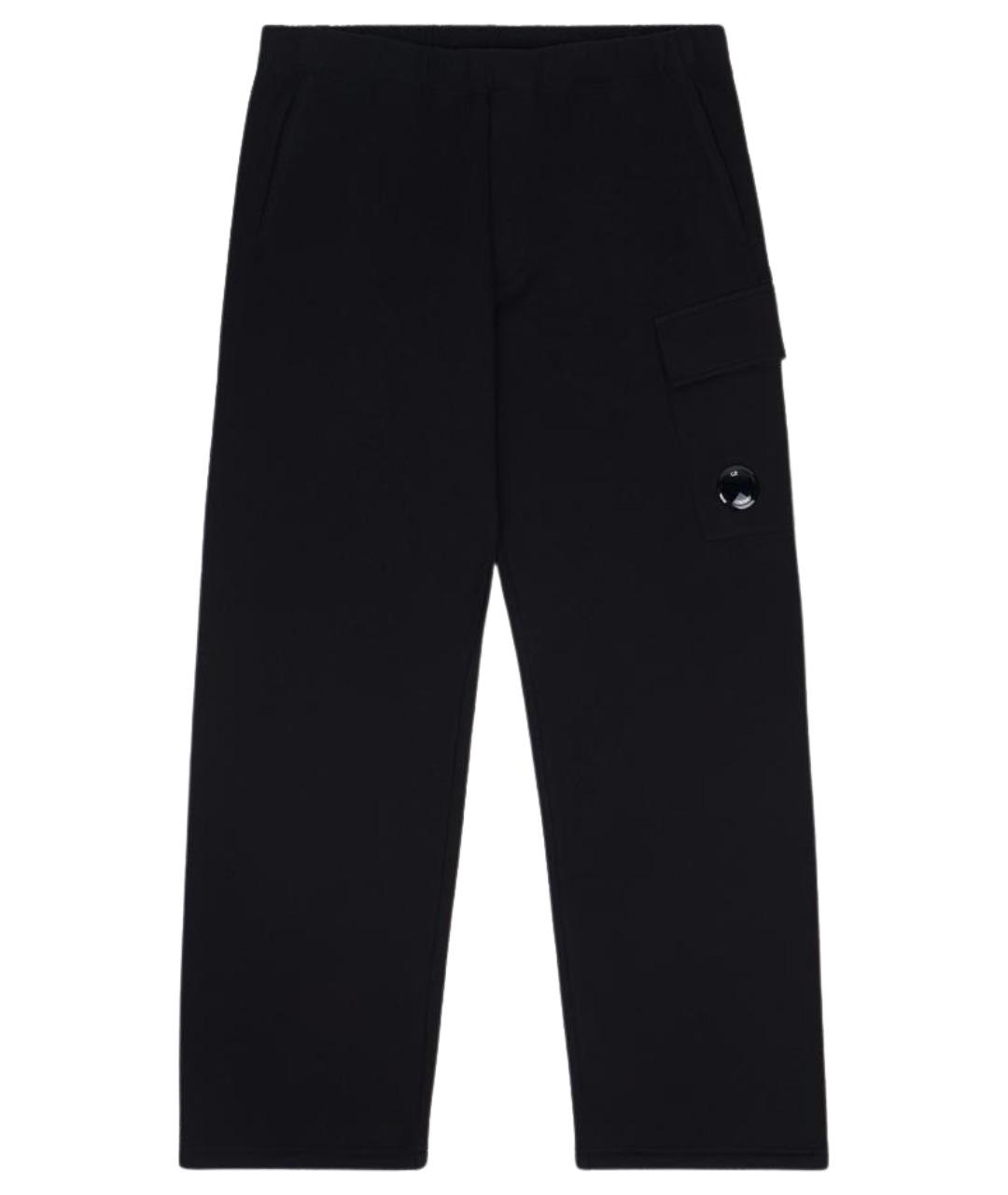 CP COMPANY Черные хлопковые повседневные брюки, фото 1