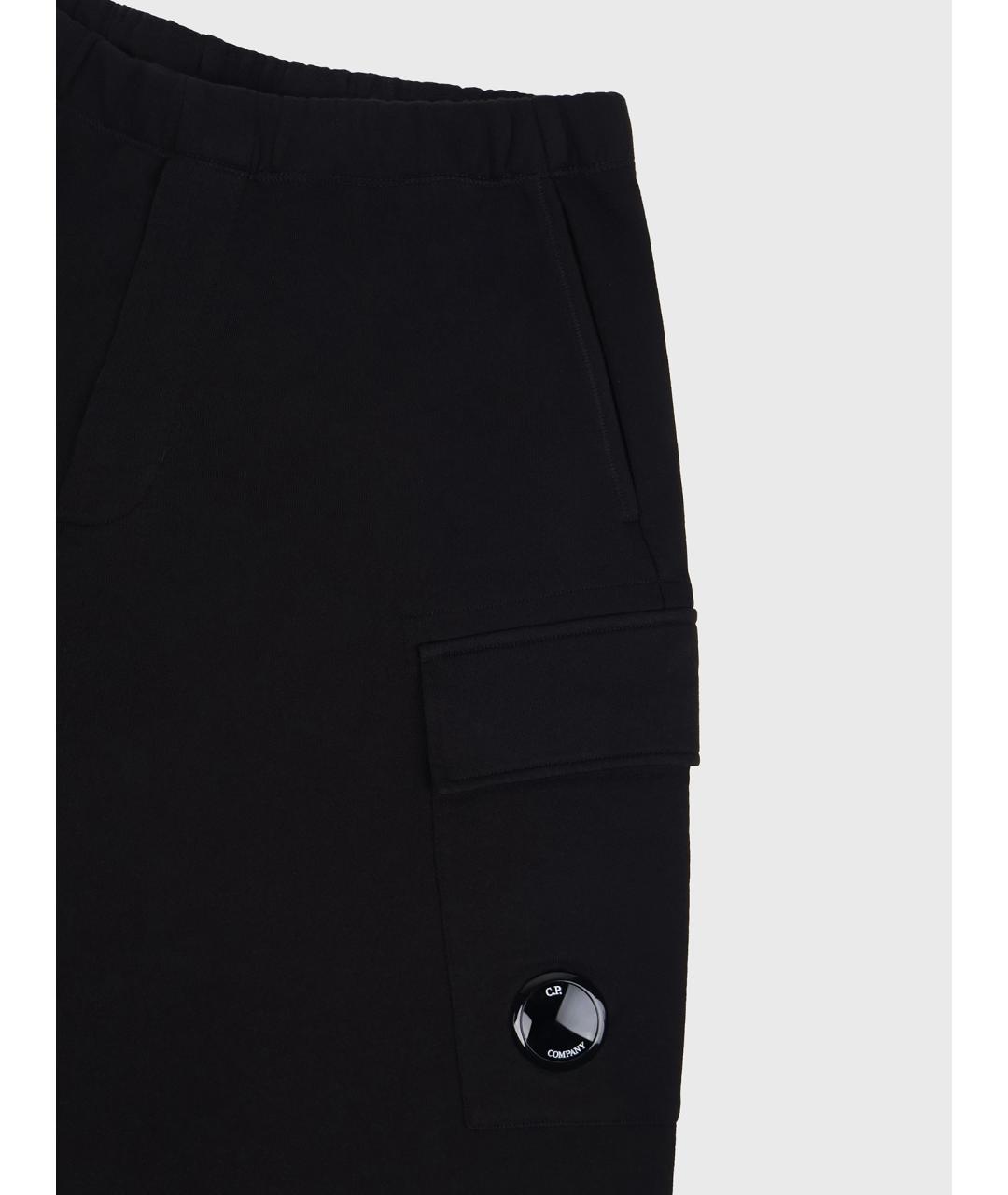 CP COMPANY Черные хлопковые повседневные брюки, фото 5