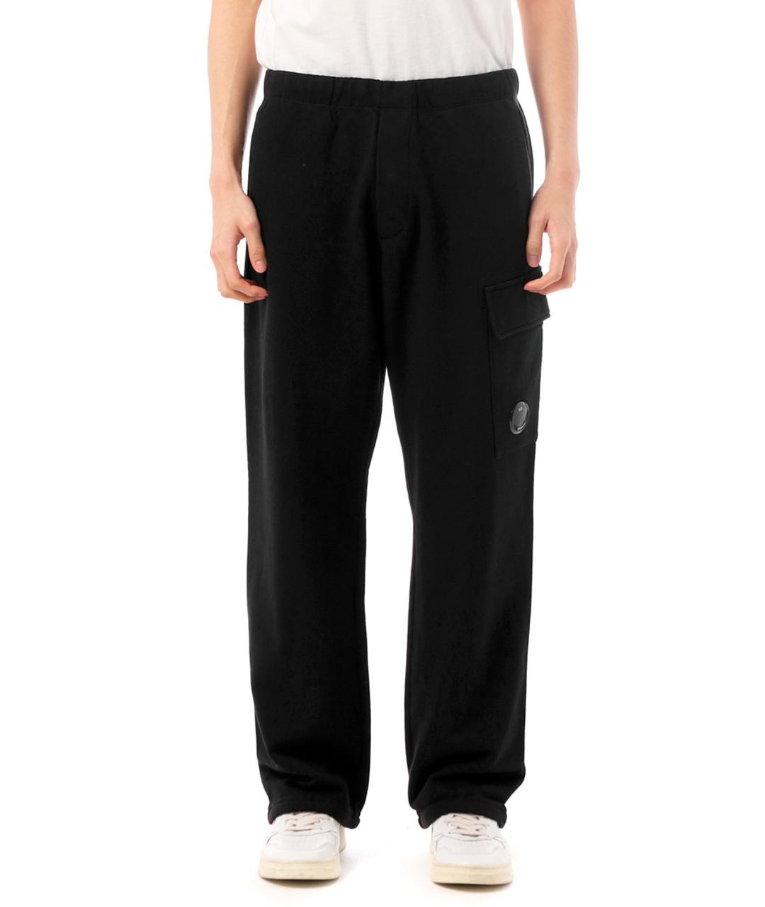 CP COMPANY Черные хлопковые повседневные брюки, фото 2