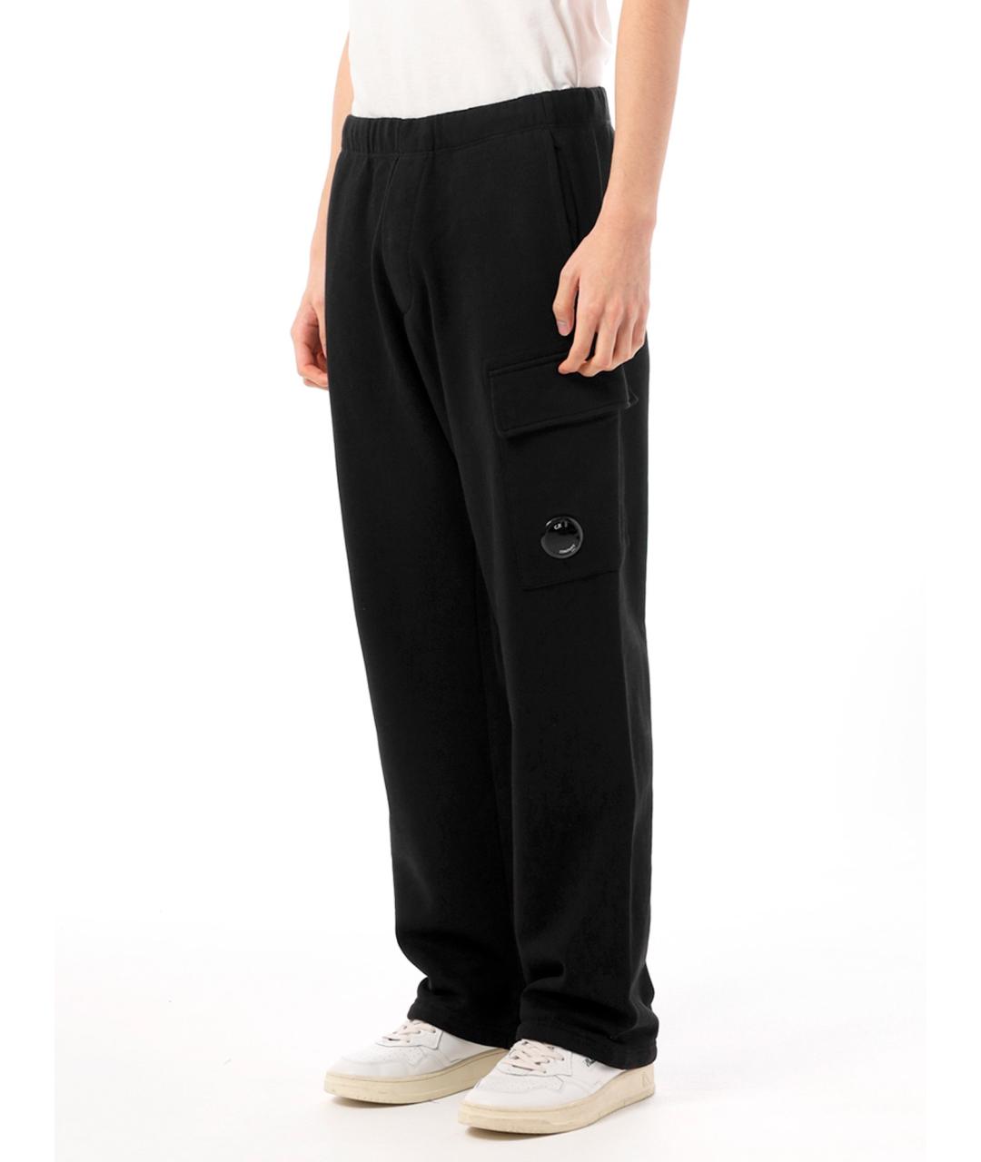 CP COMPANY Черные хлопковые повседневные брюки, фото 3