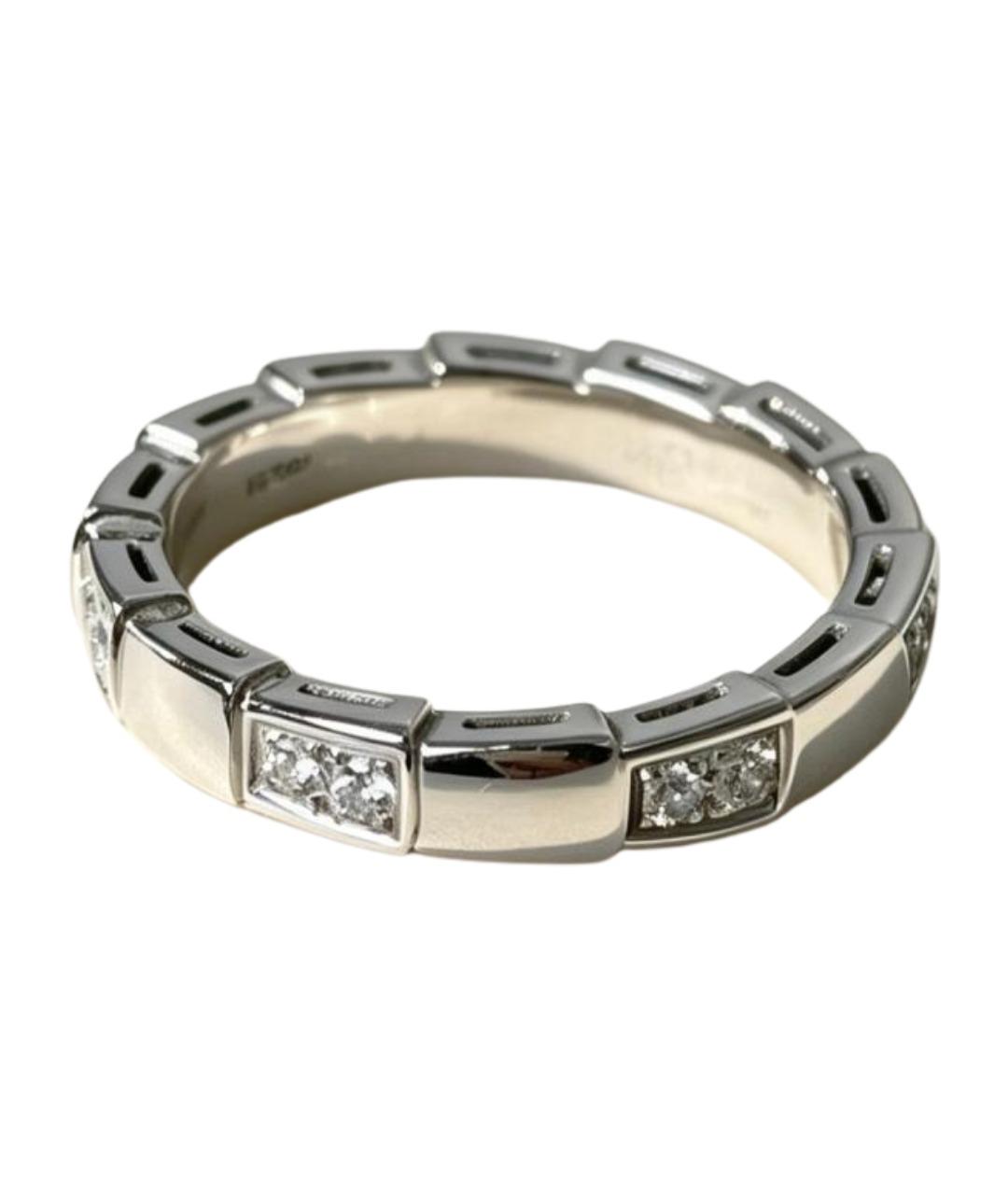 BVLGARI Серебряное кольцо из белого золота, фото 1