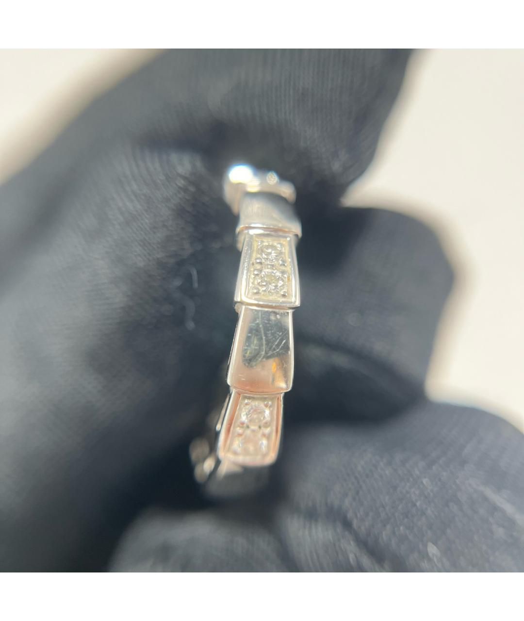 BVLGARI Серебряное кольцо из белого золота, фото 4