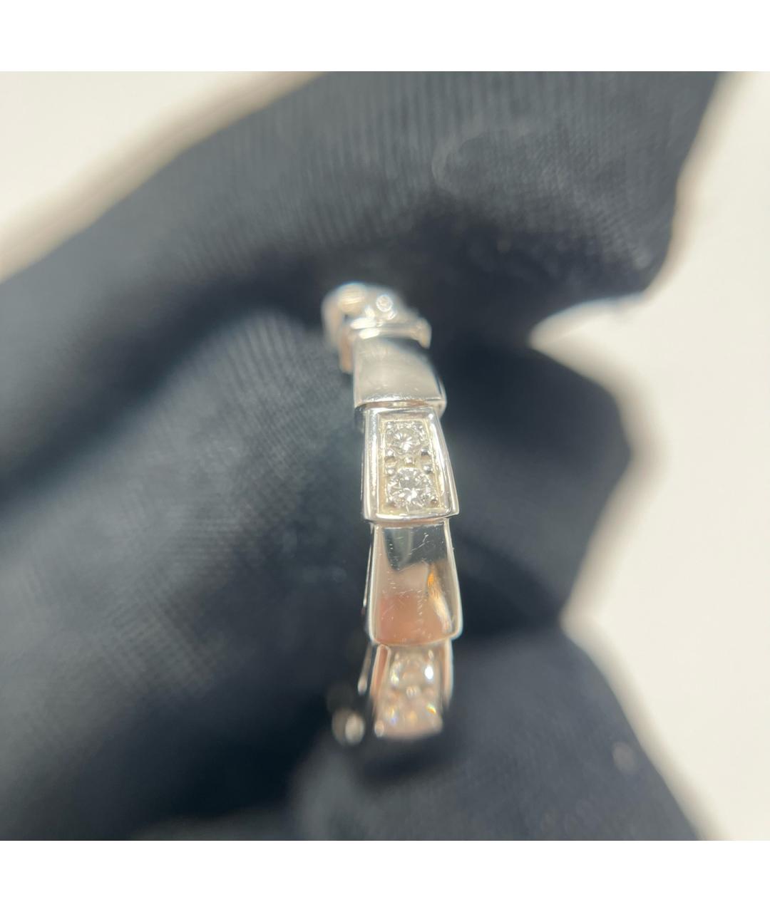 BVLGARI Серебряное кольцо из белого золота, фото 5