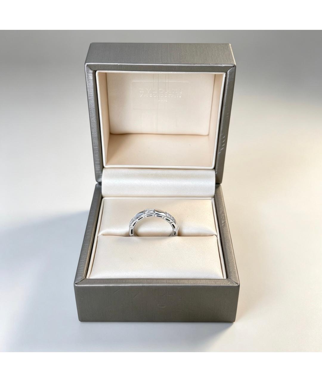 BVLGARI Серебряное кольцо из белого золота, фото 2