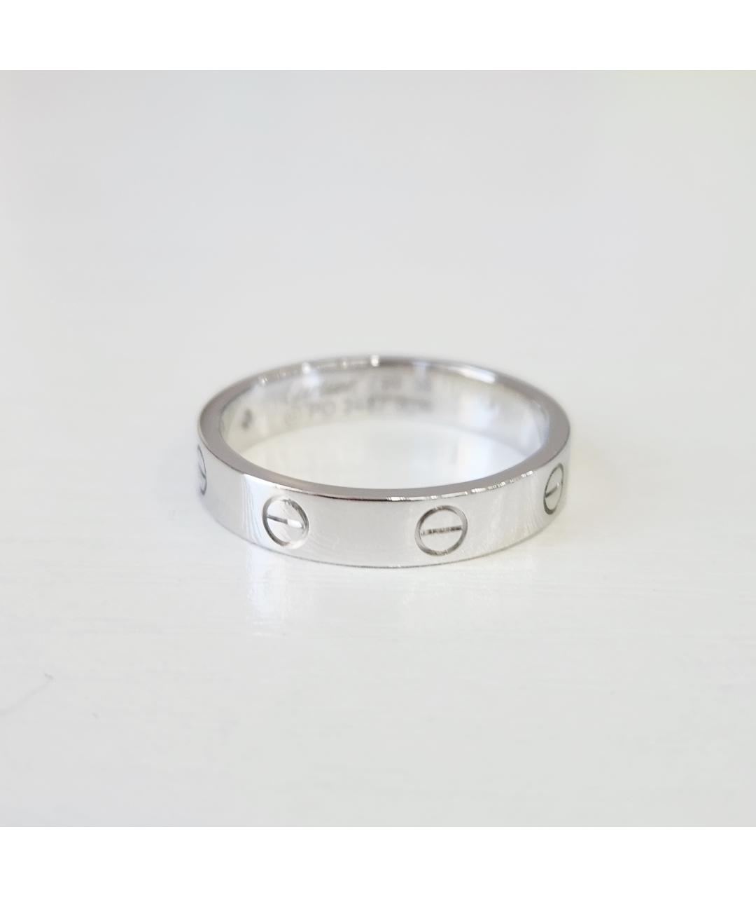 CARTIER Серебряное кольцо из белого золота, фото 4
