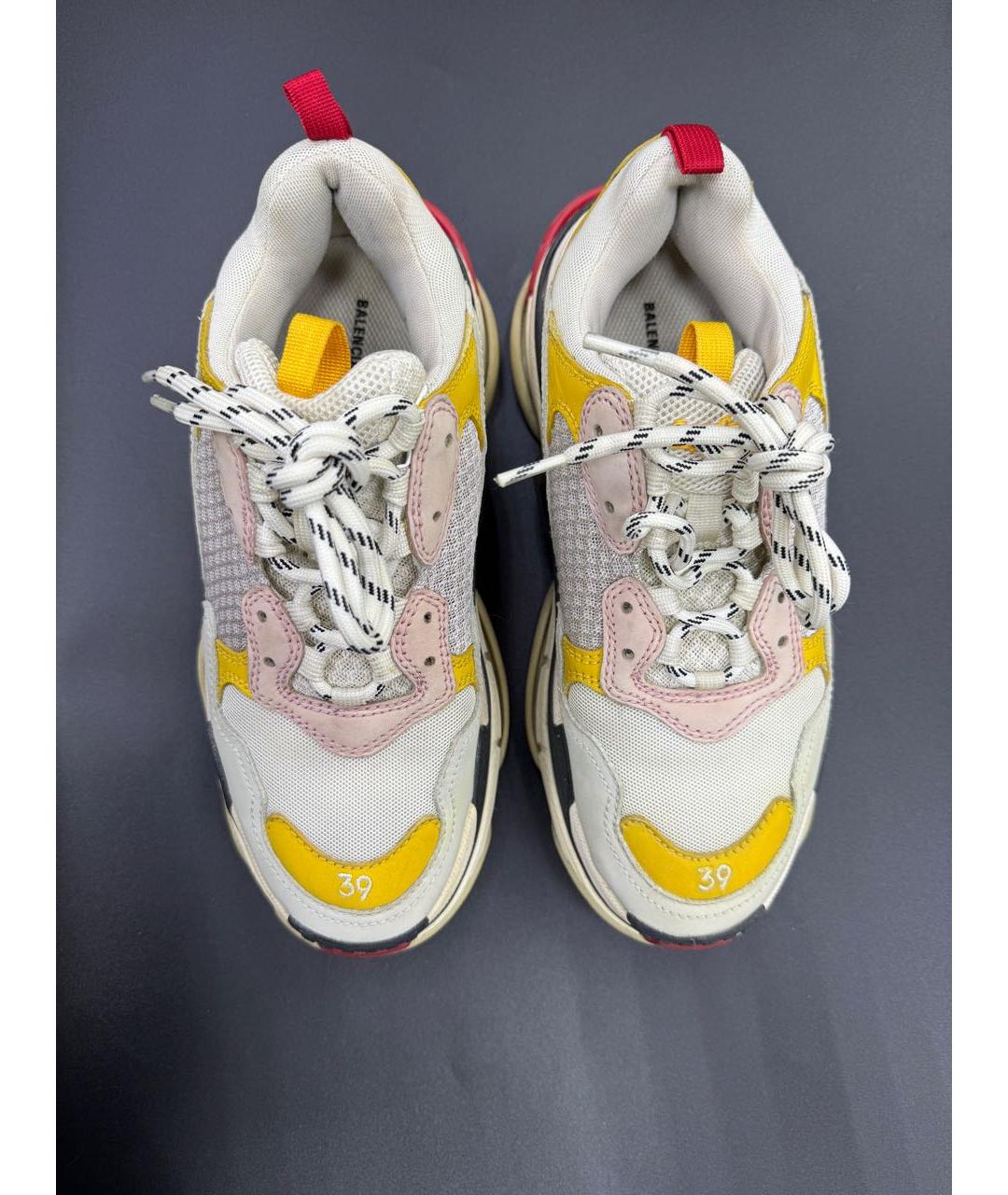 BALENCIAGA Мульти кожаные кроссовки, фото 2