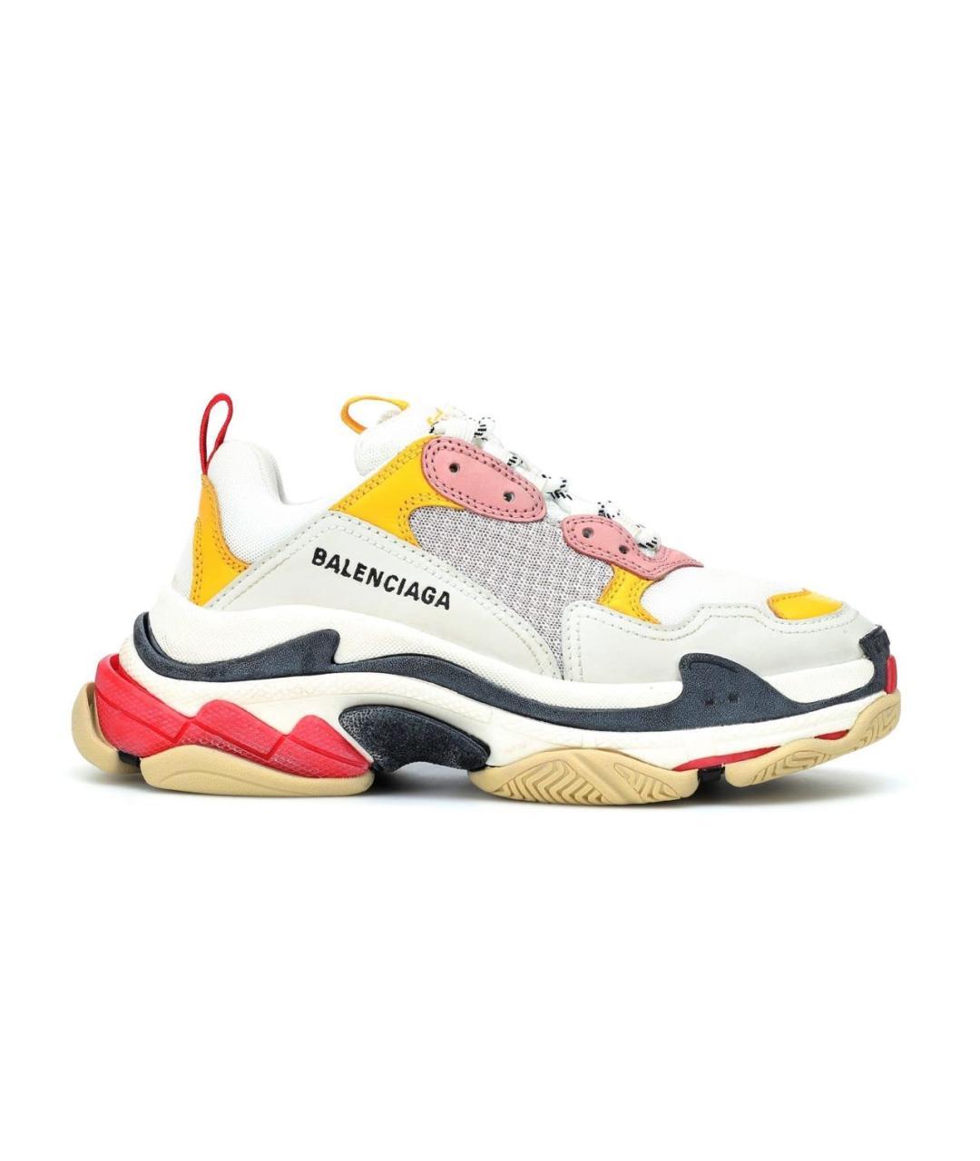 BALENCIAGA Мульти кожаные кроссовки, фото 9
