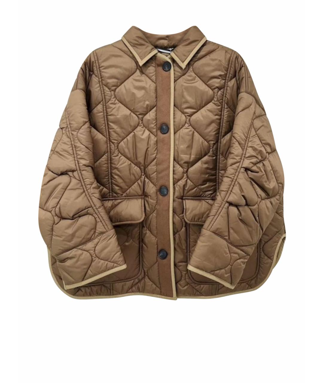 WEEKEND MAX MARA Коричневая нейлоновая куртка, фото 1
