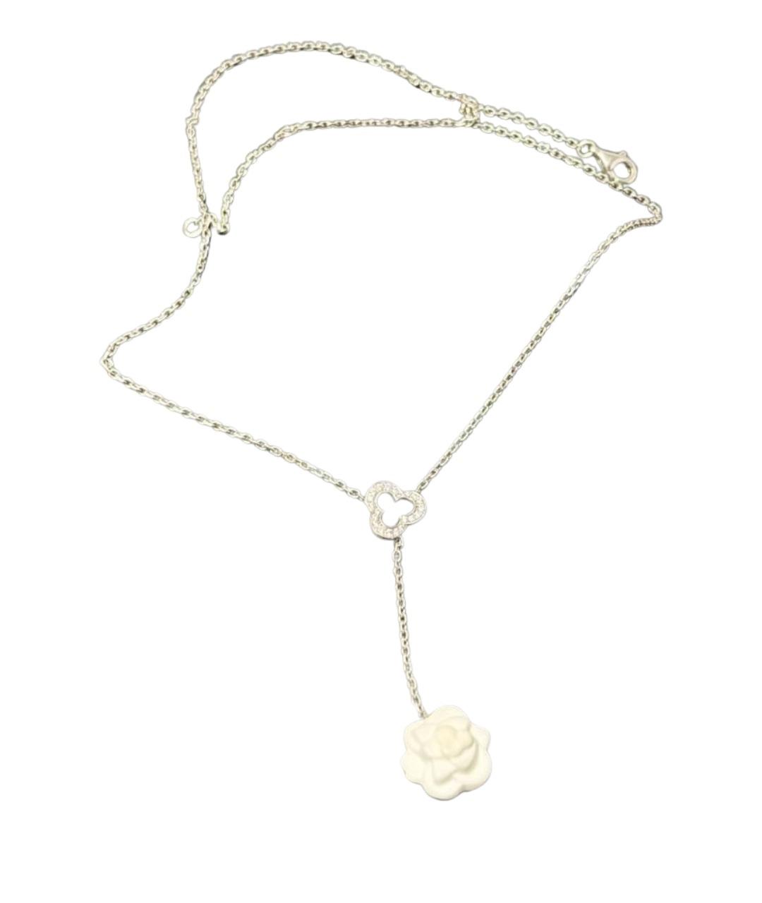 CHANEL Серебряное колье из белого золота, фото 1