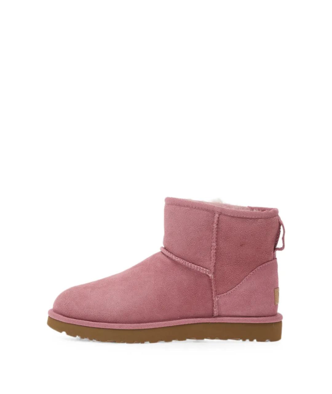UGG Розовые замшевые сапоги, фото 6