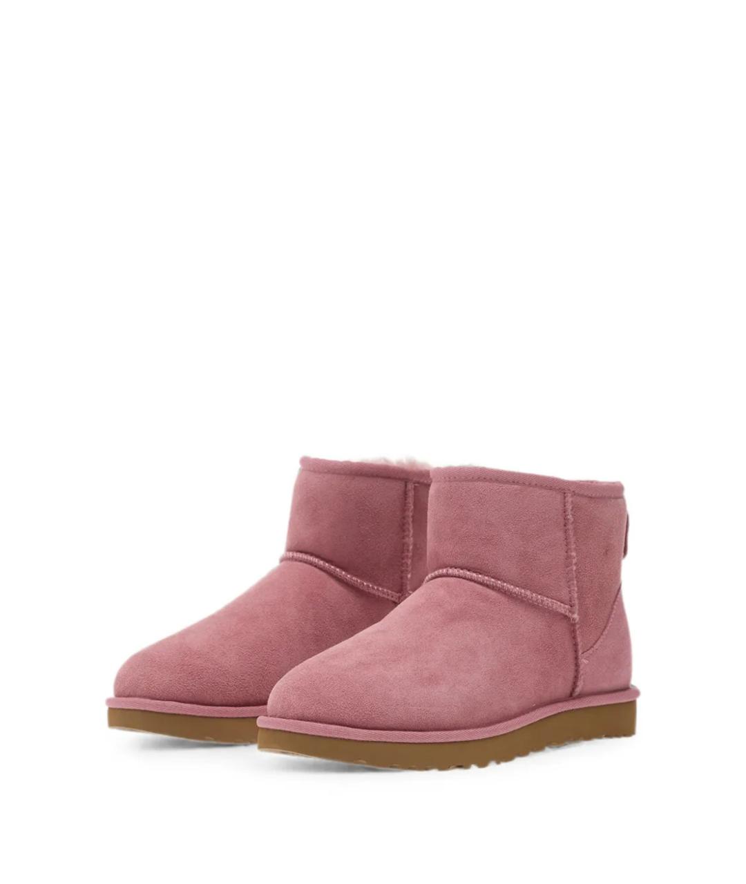UGG Розовые замшевые сапоги, фото 2