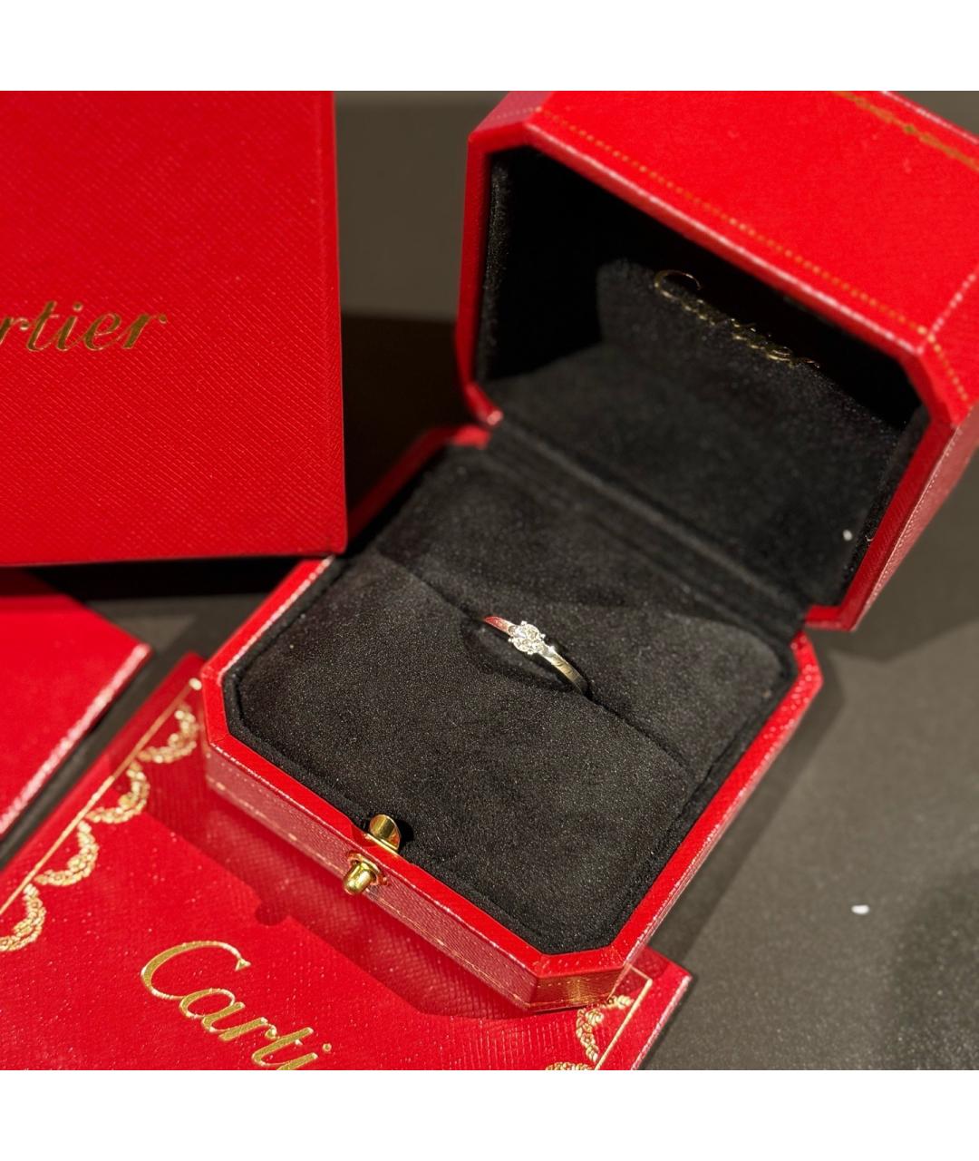 CARTIER Серебряное платиновое кольцо, фото 2