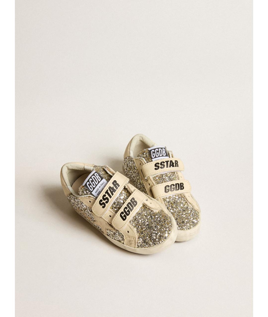 GOLDEN GOOSE Серебряные кеды, фото 2