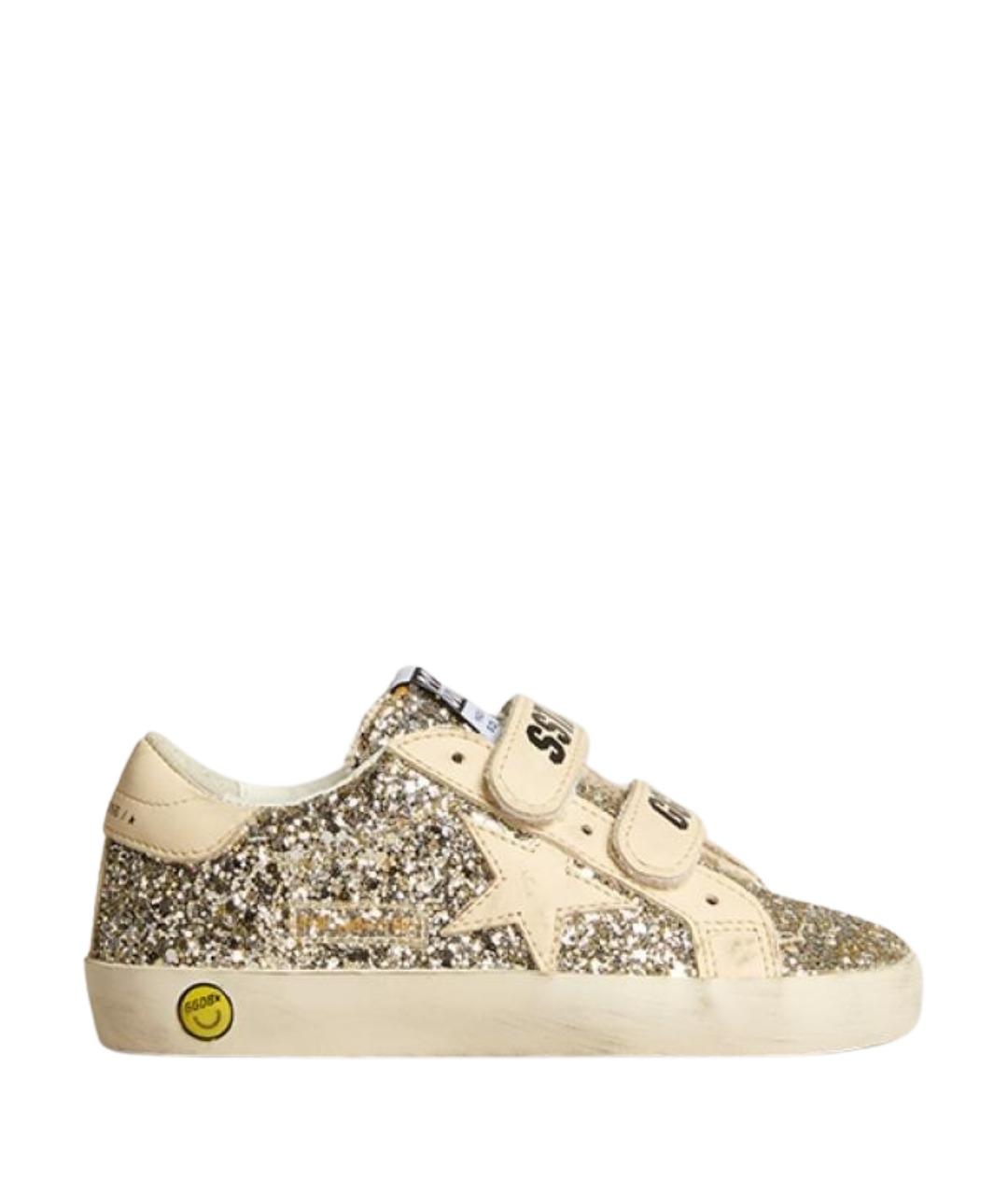 GOLDEN GOOSE Серебряные кеды, фото 1