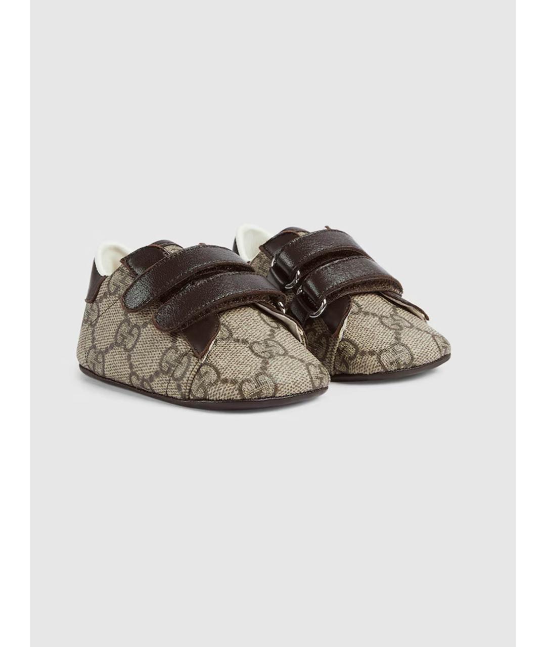 GUCCI Бежевые кеды, фото 5