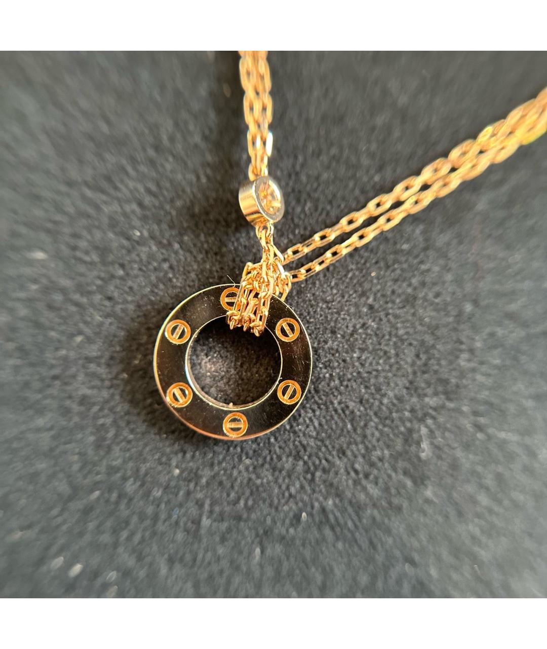CARTIER Золотое колье из розового золота, фото 4