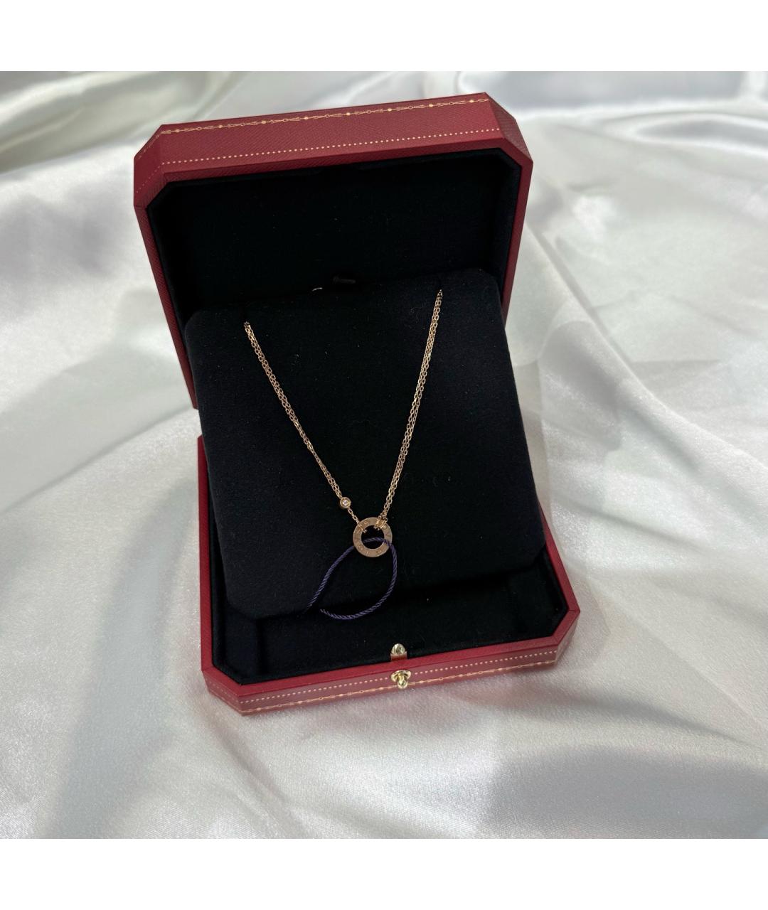CARTIER Золотое колье из розового золота, фото 3