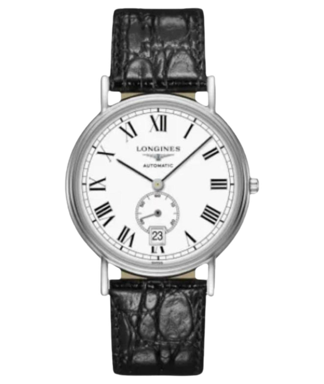 LONGINES Белые стальные часы, фото 1