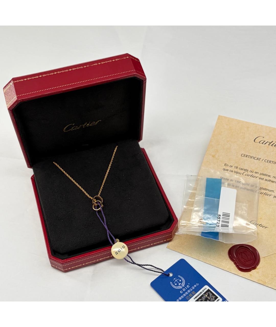 CARTIER Золотое колье из розового золота, фото 7