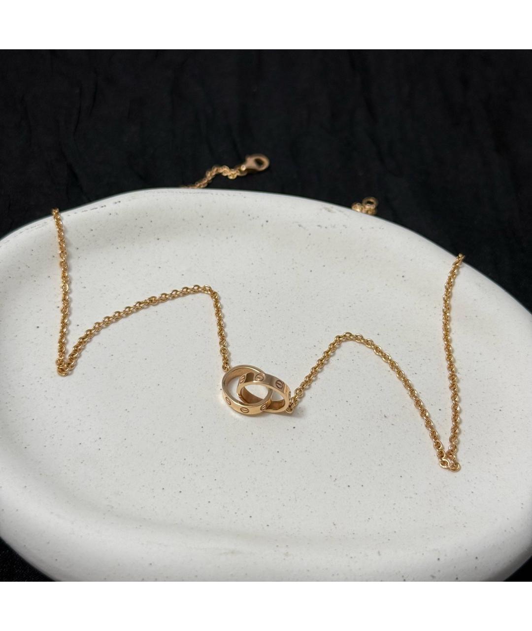 CARTIER Золотое колье из розового золота, фото 9
