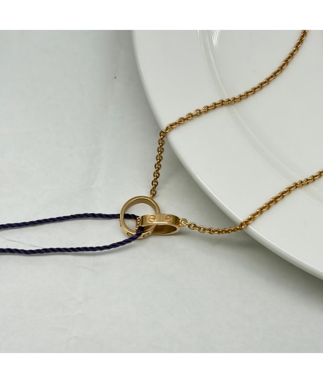 CARTIER Золотое колье из розового золота, фото 5