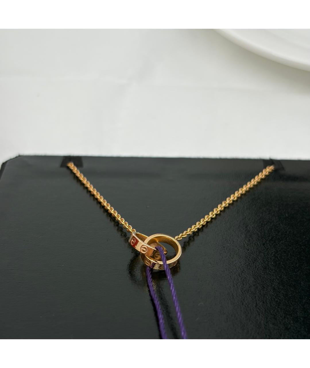 CARTIER Золотое колье из розового золота, фото 6