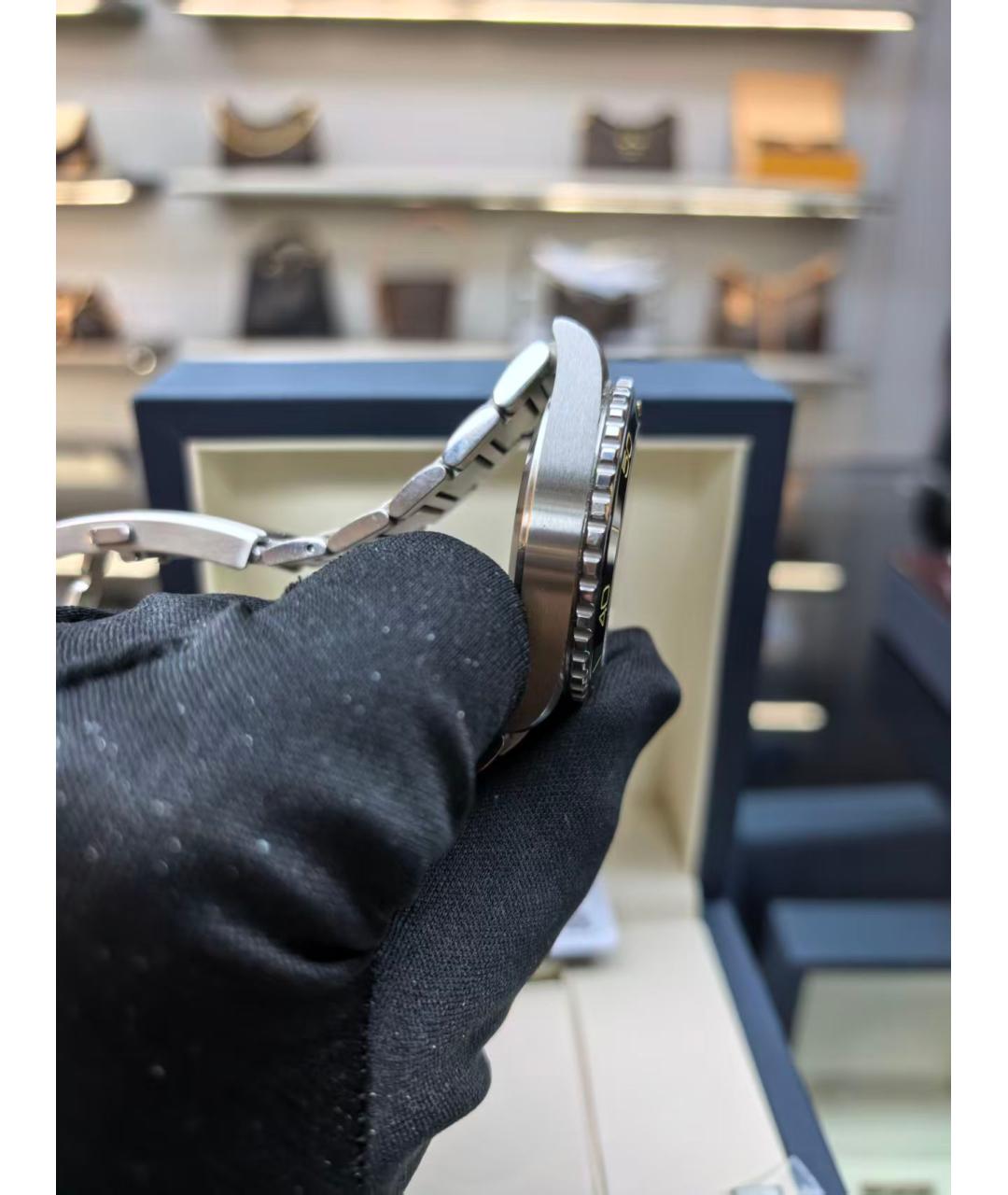 LONGINES Зеленые часы, фото 4