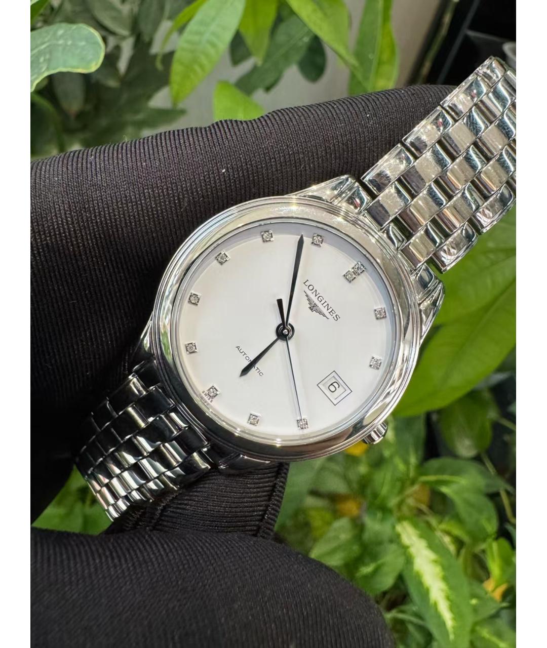 LONGINES Серебряные часы, фото 3