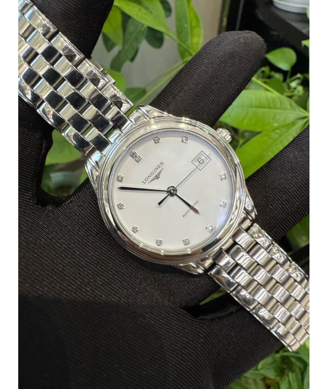 LONGINES Серебряные часы, фото 2