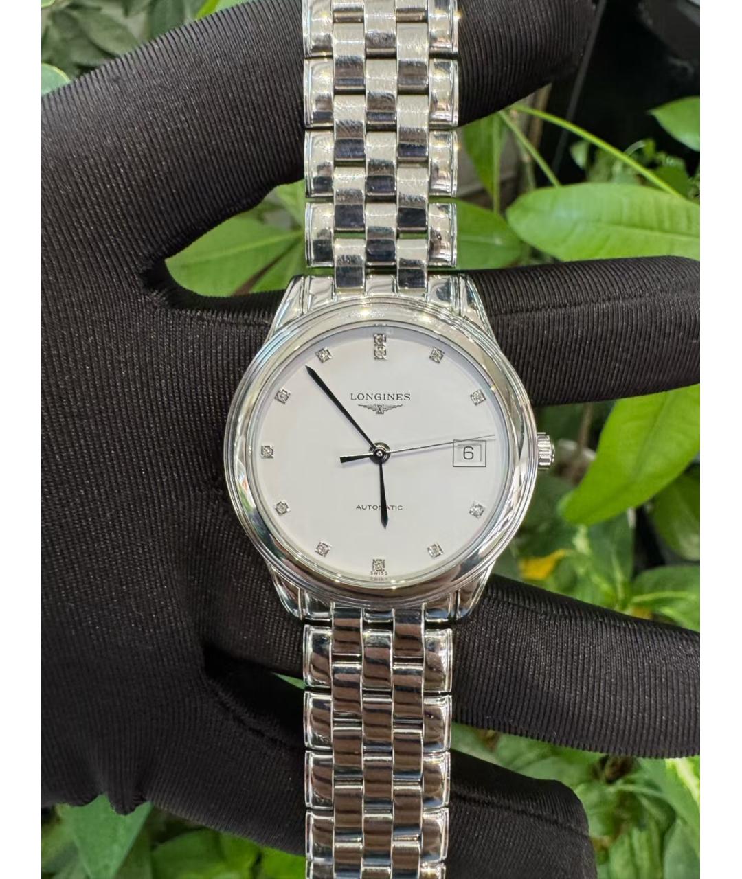 LONGINES Серебряные часы, фото 5