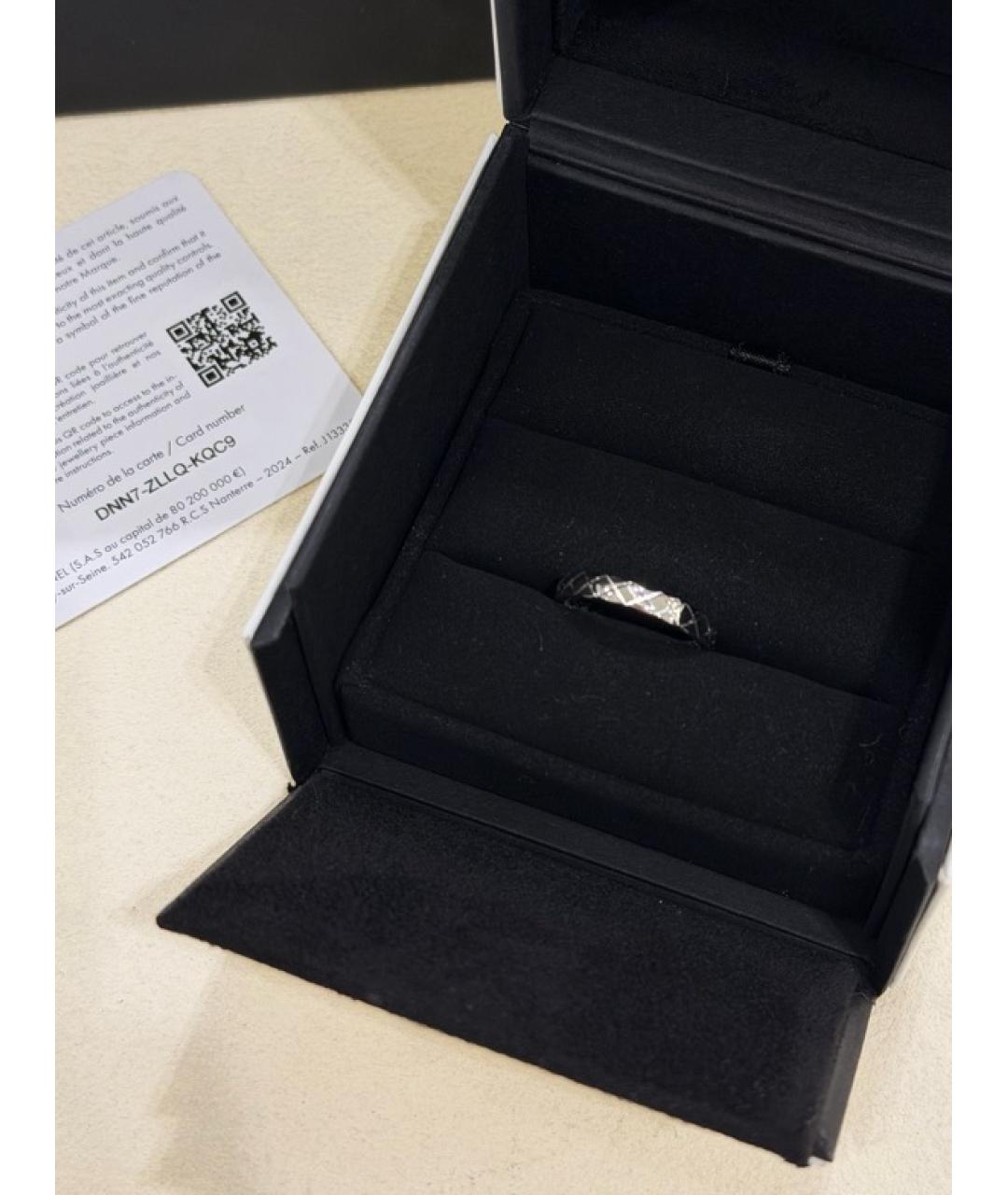 CHANEL Серебряное кольцо из белого золота, фото 3