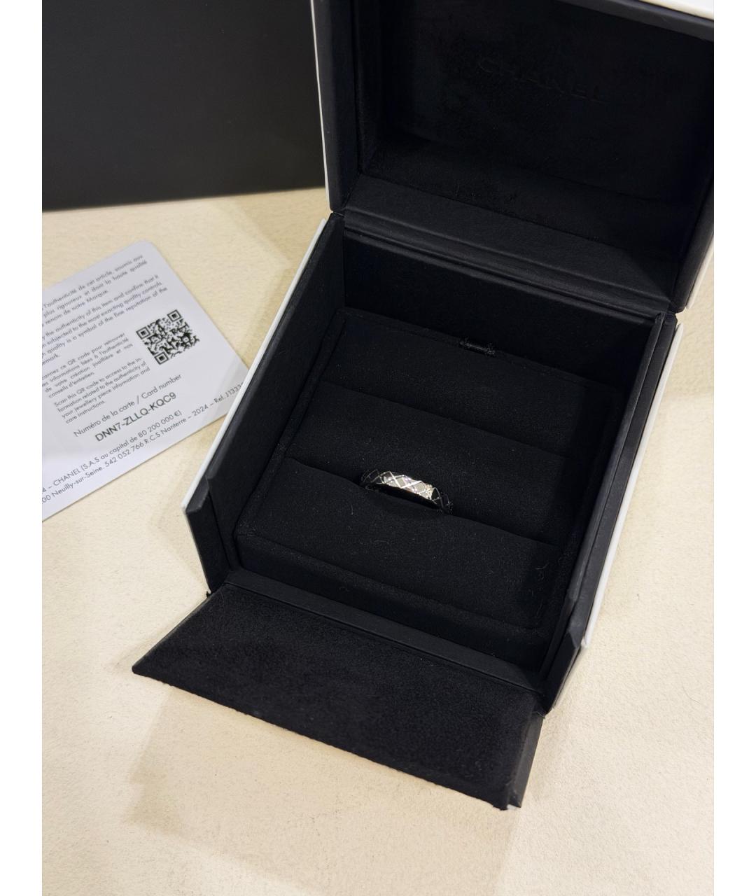 CHANEL Серебряное кольцо из белого золота, фото 2